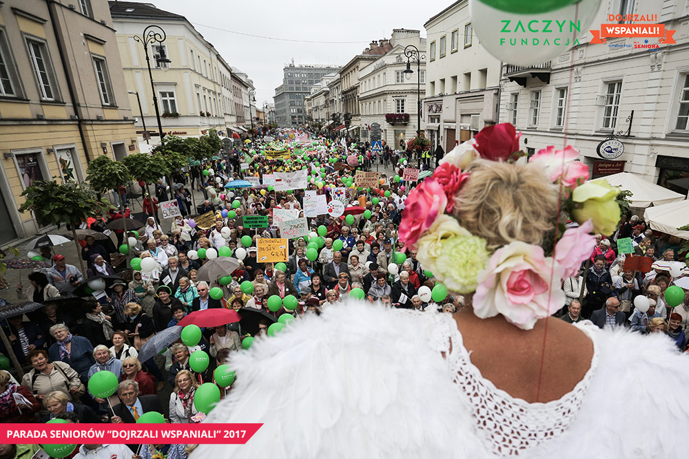 „Dojrzali Wspaniali” z Sokółki na Paradzie Seniorów