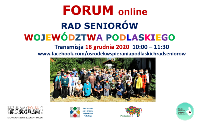 Forum Podlaskich Rad Seniora 18.12.2020