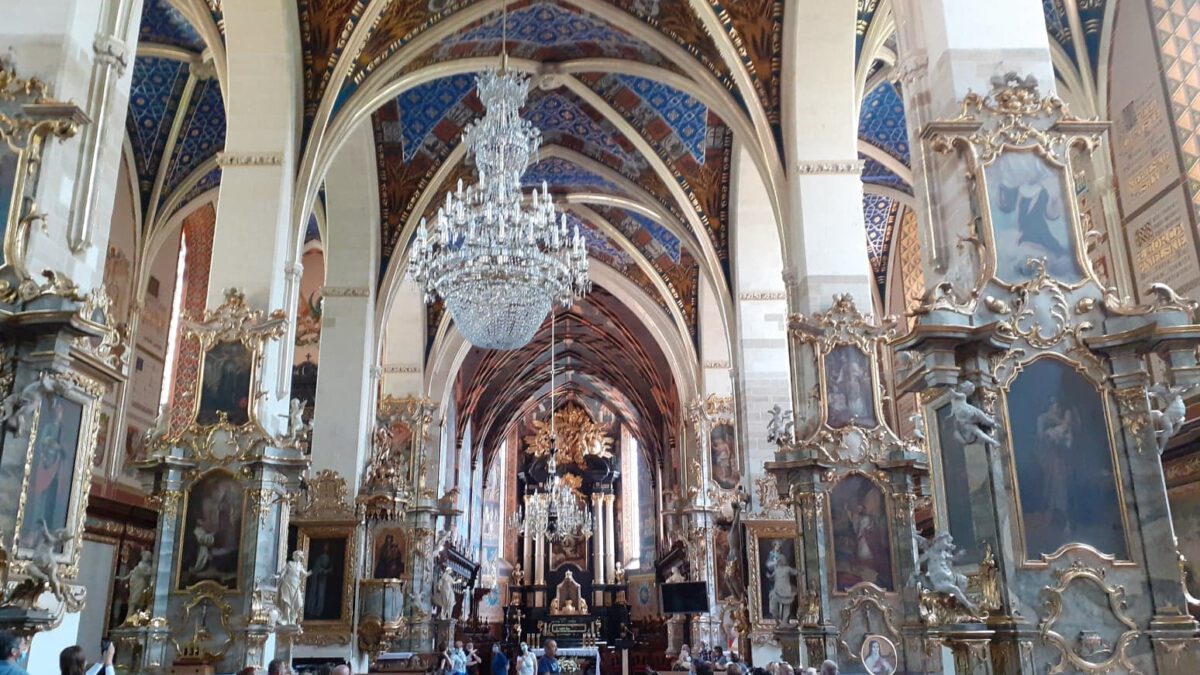Katedra NMP z XIII w, w Sandomierzu /wnętrze/