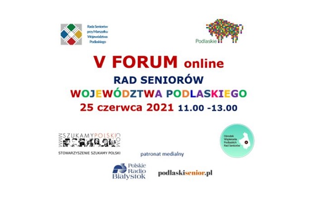 V Forum Rad Seniorów Województwa Podlaskiego on line