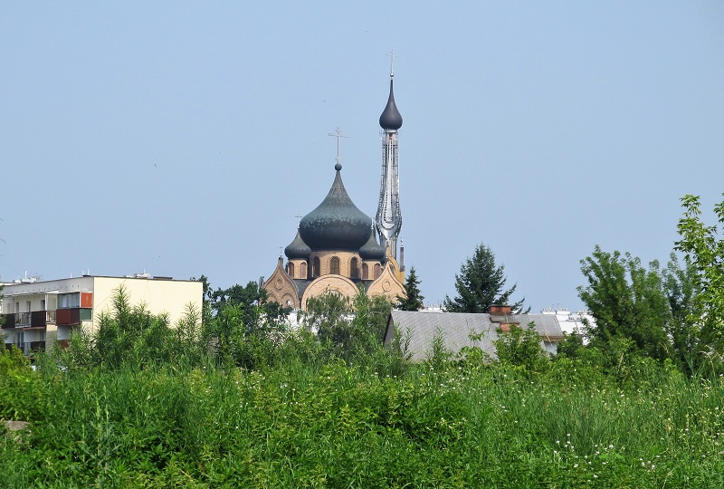Widok na cerkiew św. Ducha