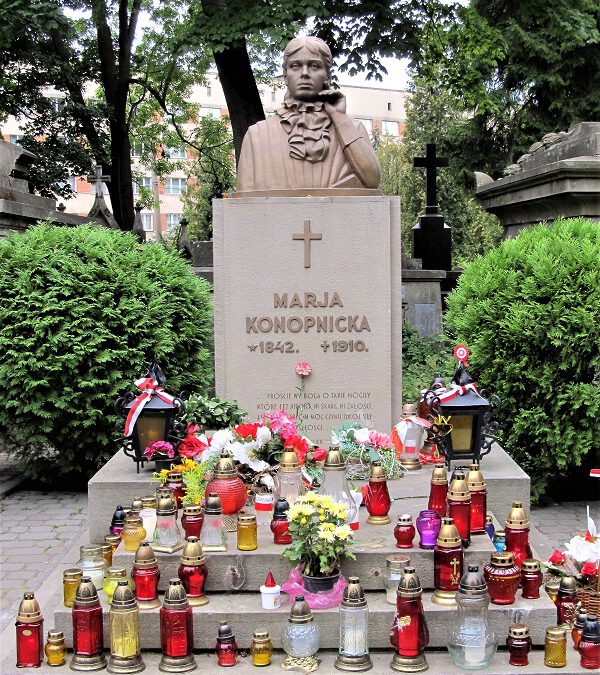  Grób Marii Konopnickiej we Lwowie na Cmentarzu Łyczakowskim