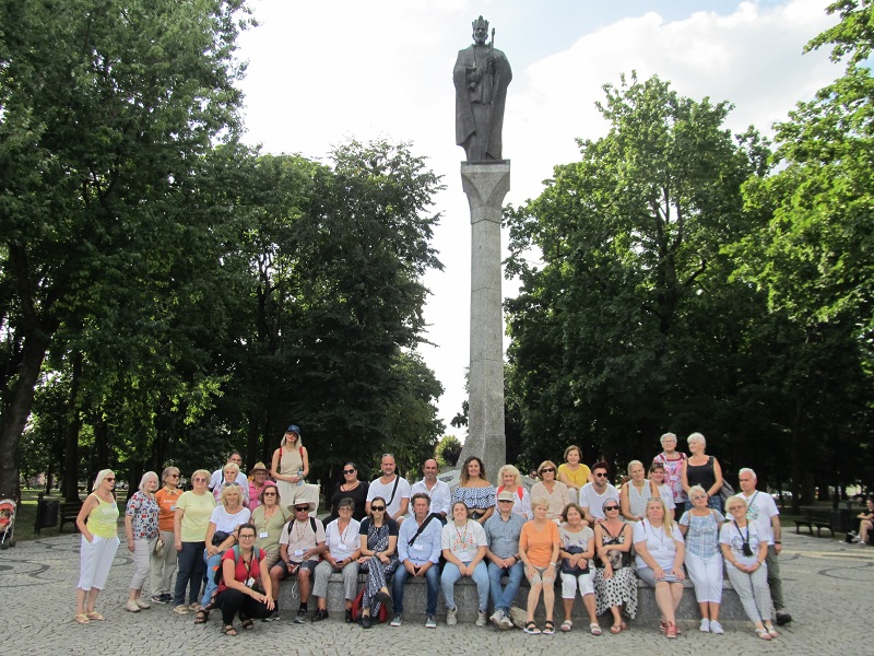 Uczestnicy programu w Augustowie.