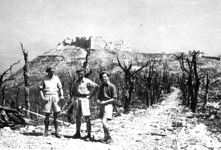 Żołnierze Samodzielnej 2 Brygady Pancernej po bitwie o Monte Cassino 05.1944. Fot. NAC