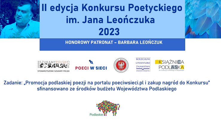 Start II edycji Konkursu Poetyckiego Jana Leończuka