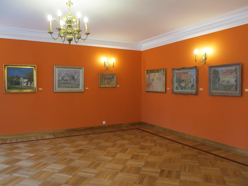 Ogrody i pałace na obrazach prezentowanych w Muzeum w Choroszczy.