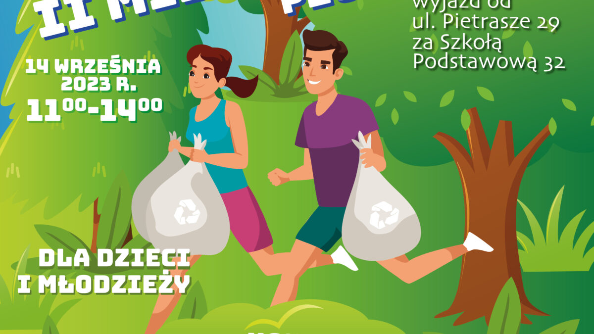 Jogging i zbieranie śmieci