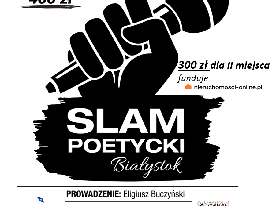 Slam Poetycki Białystok 14 listopada